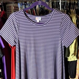 LuLaRoe “Carly” Purple High Low Dress
